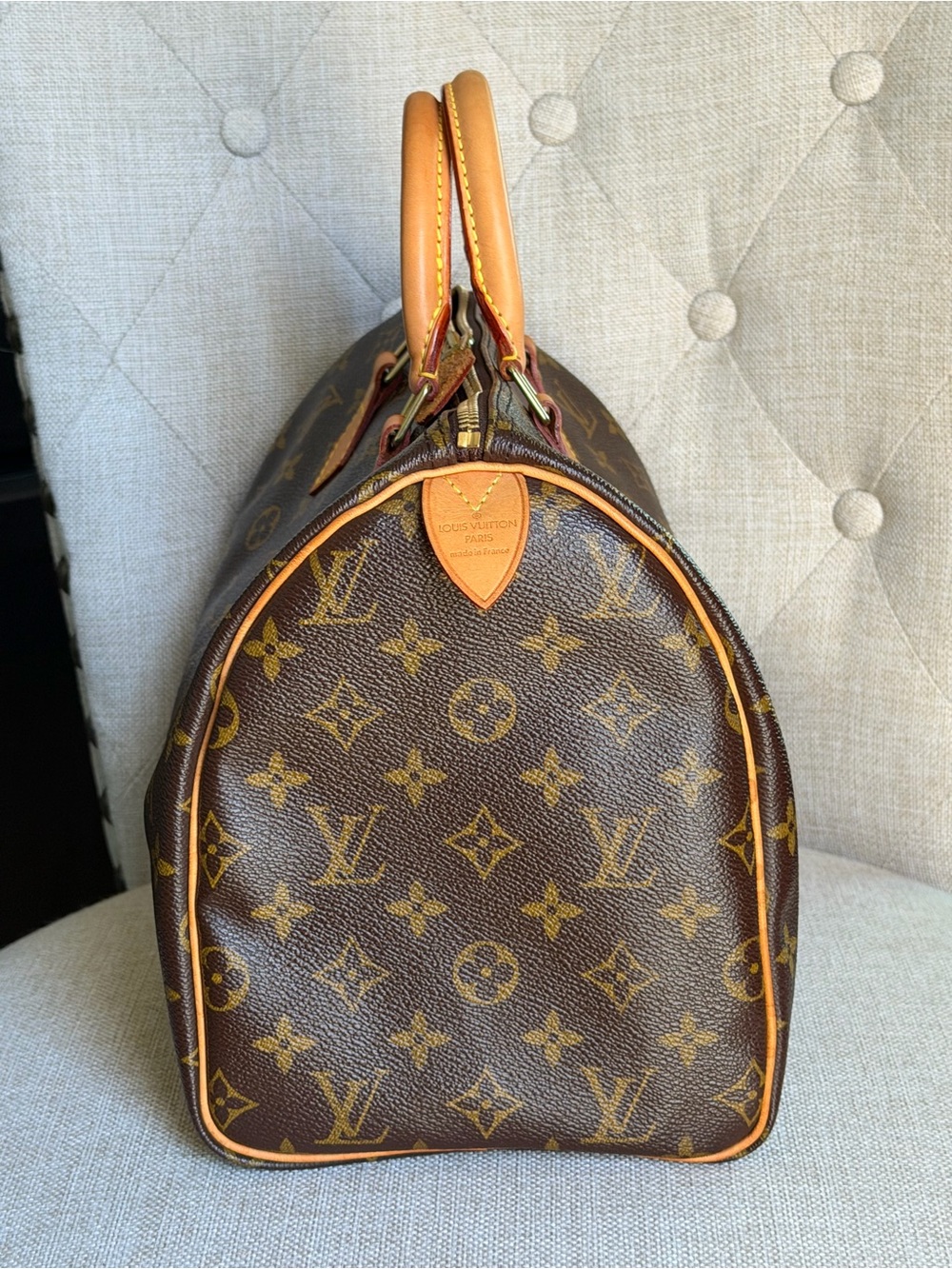 Louis Vuitton Speedy 30 Classic Monogram Canvas Tote Bag Excellent Condition - Picture 4 of 11